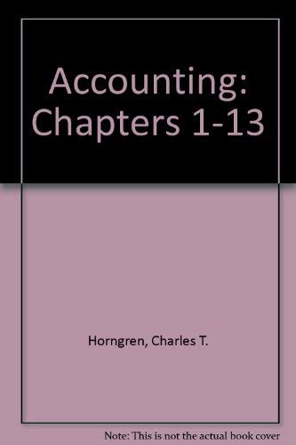 Book Accounting: Chapters 1-13 free