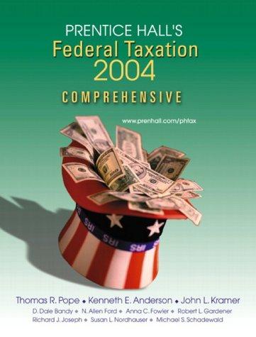 Book Prentice Hall's Federal Taxation 2004: Comprehensive free