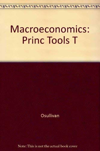 Book Macroeconomics: Princ Tools T free