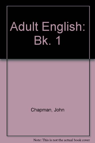 Book Adult English: Bk. 1 free