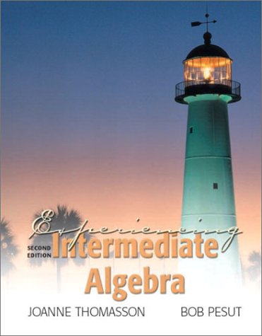 Book Experiencing Intermediate Algebra (2nd Edition) free