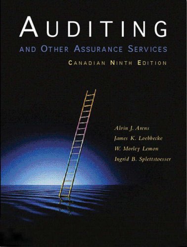 Book Auditing and Other Assurance Services, Ninth Canadian Edition free