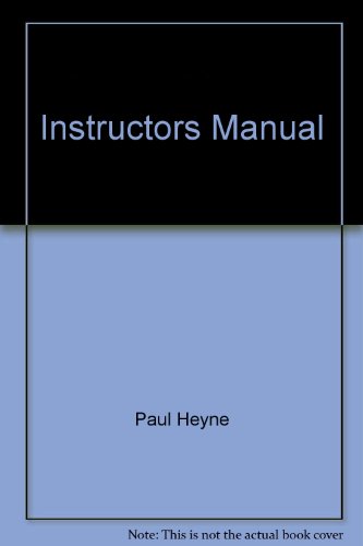 Book Instructors Manual free