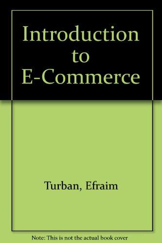 Book Introduction to E-commerce free