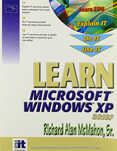 Book Learn Windows XP Brief free