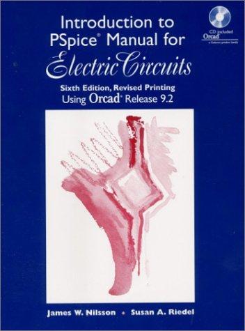 Book Introduction To Pspice For Electric Circuits (6th Edition) free