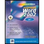 Book Essentials: Excel 2002 Level 1 (Color Edition) free