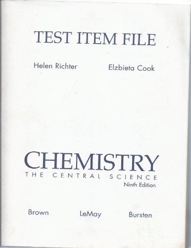 Book Test Item File Chemistry: The Central Science free