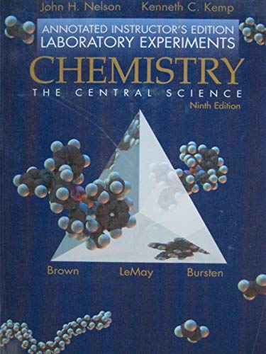 Book CHEMISTRY THE CENTRAL SCIENCE free