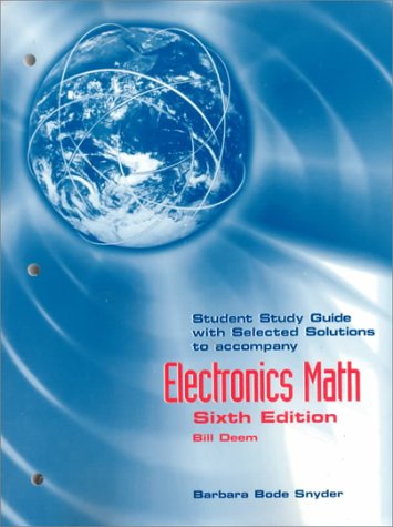 Book Electronics Math: Student Study Guide With Selected Solutions free