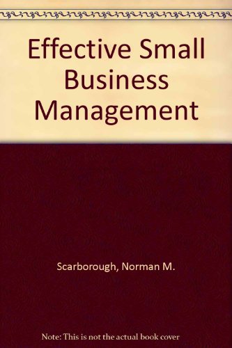 Book Effective Small Business Management, Sixth Edition free