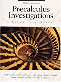 Book Precalculus Investigations: A Laboratory Manual, Preliminary Edition free