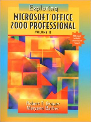 Book Exploring Microsoft Office Professional 2000 Volume 2 free