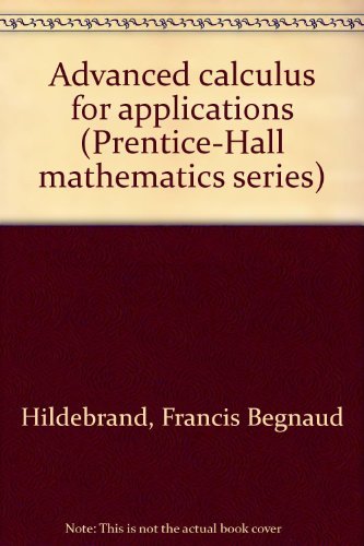 Book Advanced calculus for applications free