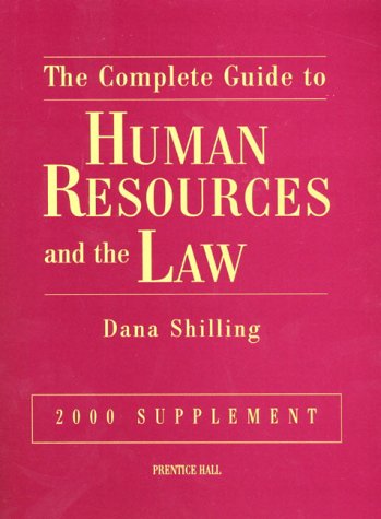 Book The Complete Guide to Human Resources and the Law, 2000 (Complete Guide to Human Resources & the Law Supplement) free