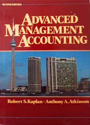 Book Advanced Management Accounting (Prentice Hall Series in Accounting) free