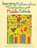 Book Learning Mathematics in Elementary and Middle Schools free