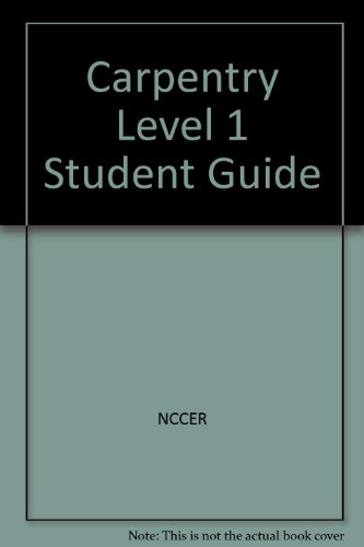 Book Carpentry Level 1 Student Guide free