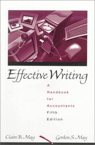 Book Effective Writing: A Handbook for Accountants (5th Edition) free