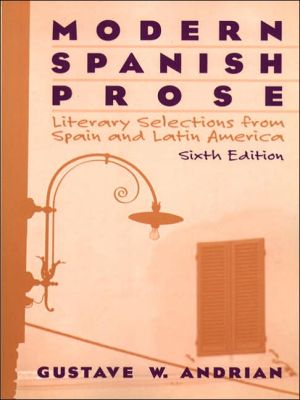 Book Modern Spanish Prose: Literary Selections from Spain and Latin America (6th Edition) free