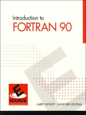 Book Introduction to FORTRAN 90 (ESource Series) free