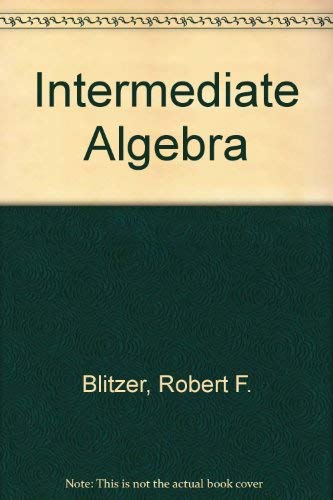 Book Intermediate Algebra free