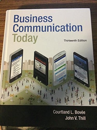 Book Business communication Today free