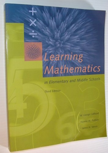 Book Learning Mathematics in Elementary and Middle Schools free