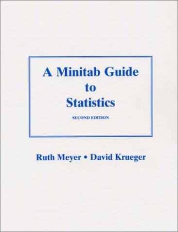 Book A MINITAB Guide to Statistics (2nd Edition) free