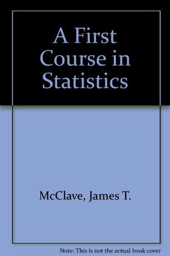 Book A First Course in Statistics free