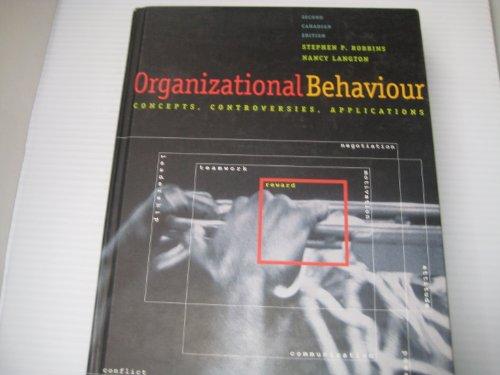 Book Organizational Behaviour: Concepts, Controversies, Applications free
