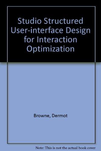Book Studio: Structured User-interface Design For Interaction Optimization free