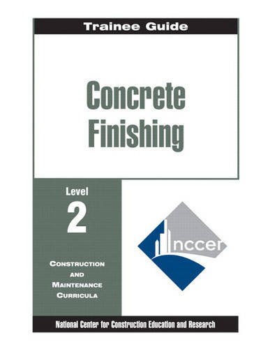 Book Concrete Finishg Lev 2 Train Gde free