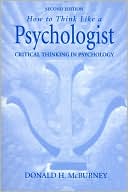 Book How to Think Like a Psychologist: Critical Thinking in Psychology free