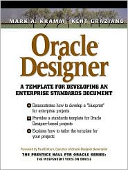 Book Oracle Designer: A Template for Developing An Enterprise Standards Document free