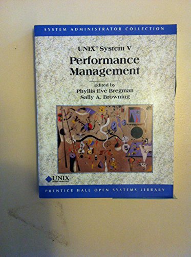 Book Unix System V Performance Management (Prentice Hall Open Systems Library) free