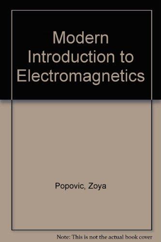 Book Modern Introduction to Electromagnetics free