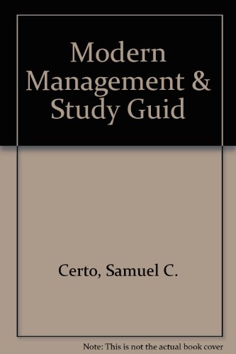 Book Modern Management: Diversity, Quality, Ethics, & The Global Environment free