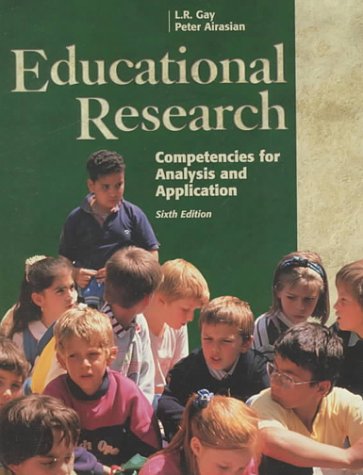 Book Educational Research: Competencies For Analysis And Applications (includes Software For Windows) free