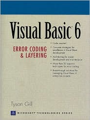 Book Visual Basic 6: Error Coding and Layering free