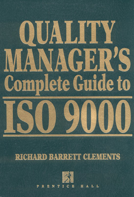 Book Quality Manager's Complete Guide to Iso 9000 free