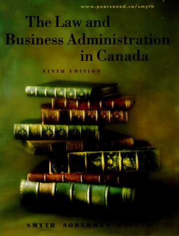 Book Law and Business Administration in Canada free