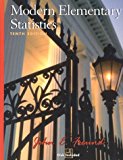 Book Modern Elementary Statistics (10th Edition) free