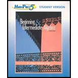 Book Beginning and Intermediate Algebra Mathpro 5 / With CD-ROM free