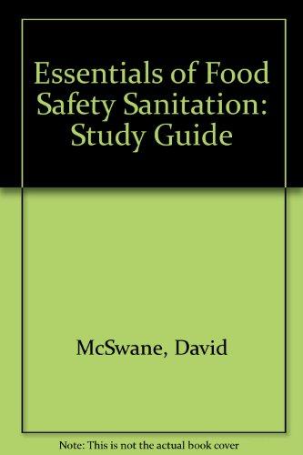 Book Essentials of Food Safety Sanitation: Study Guide free