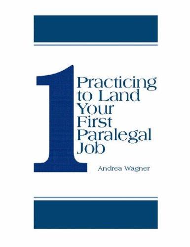 Book Practicing To Land Your First Paralegal Job free