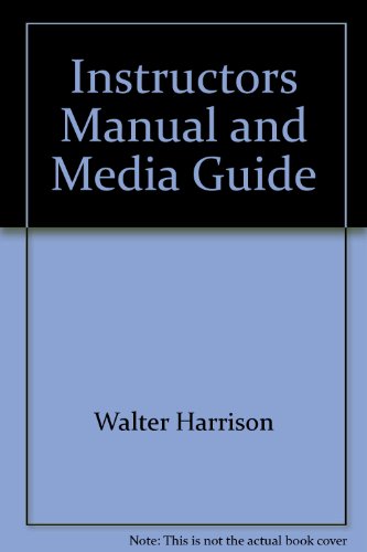 Book Instructors Manual And Media Guide free