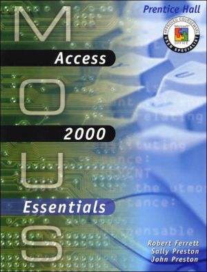 Book MOUS Essentials: Access 2000 with CD free