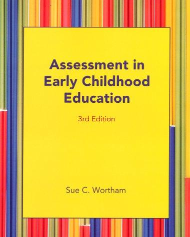 Book Assessment in Early Childhood Education (3rd Edition) free