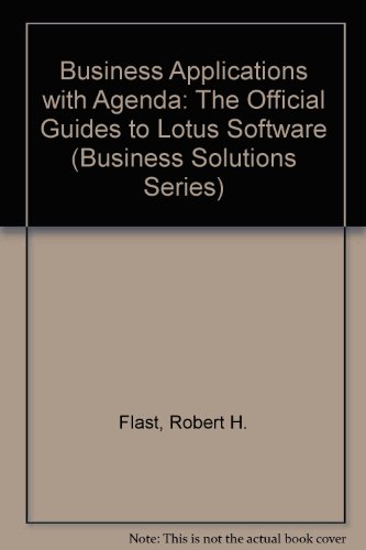 Book Business Applications With Agenda 2.0 (business Solutions Series) free